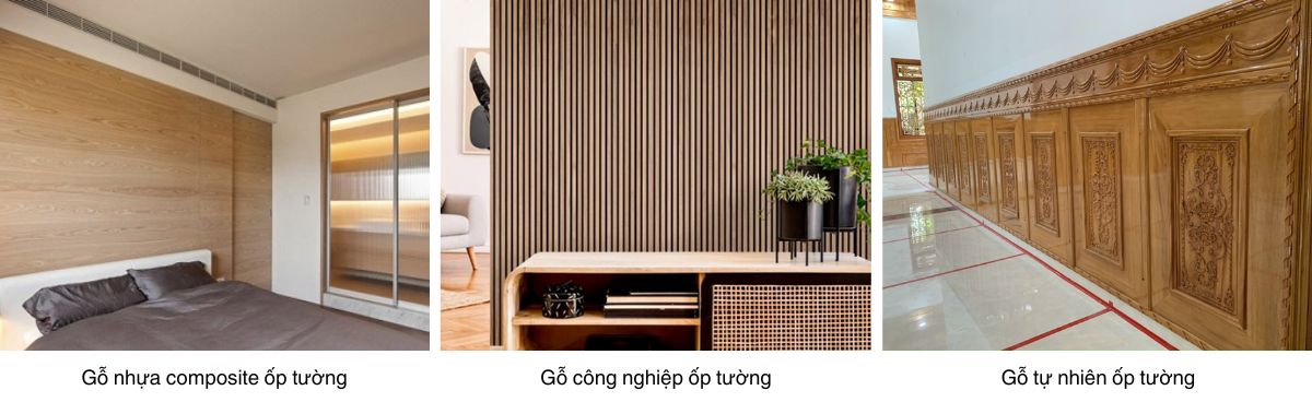 Các mẫu ốp tường gỗ đẹp