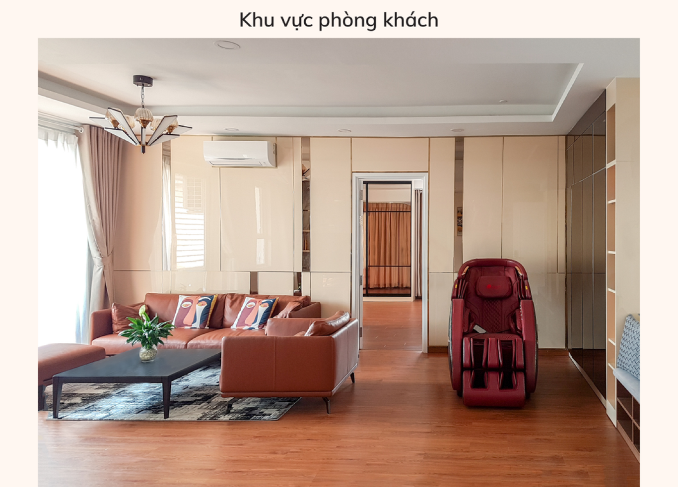 Nội thất phòng khách chung cư Saigon Mia