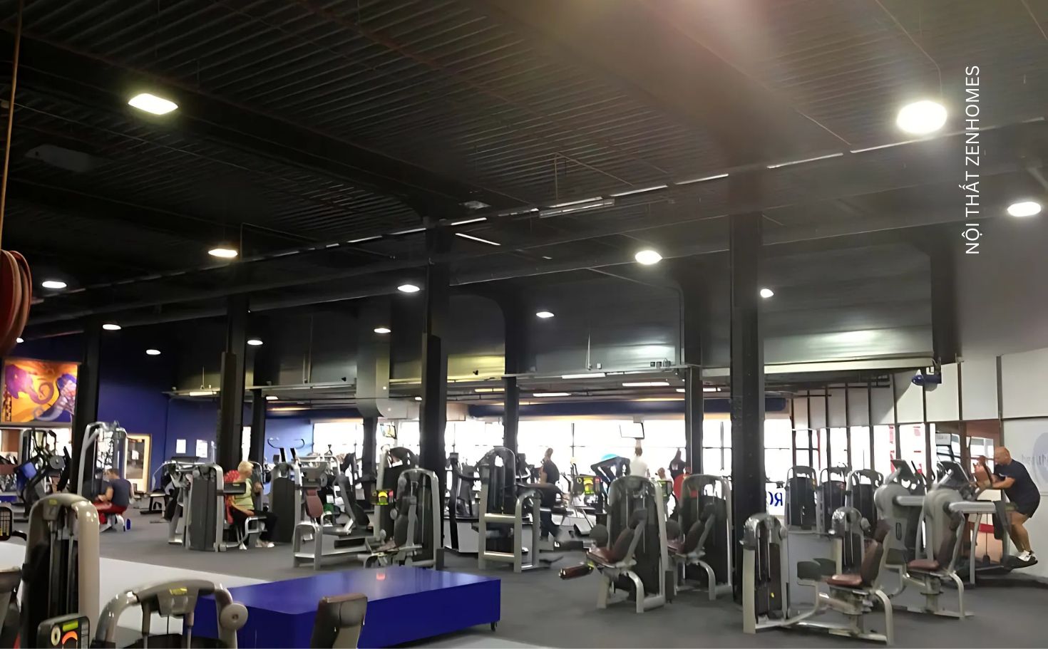 Đèn chiếu sáng phòng gym