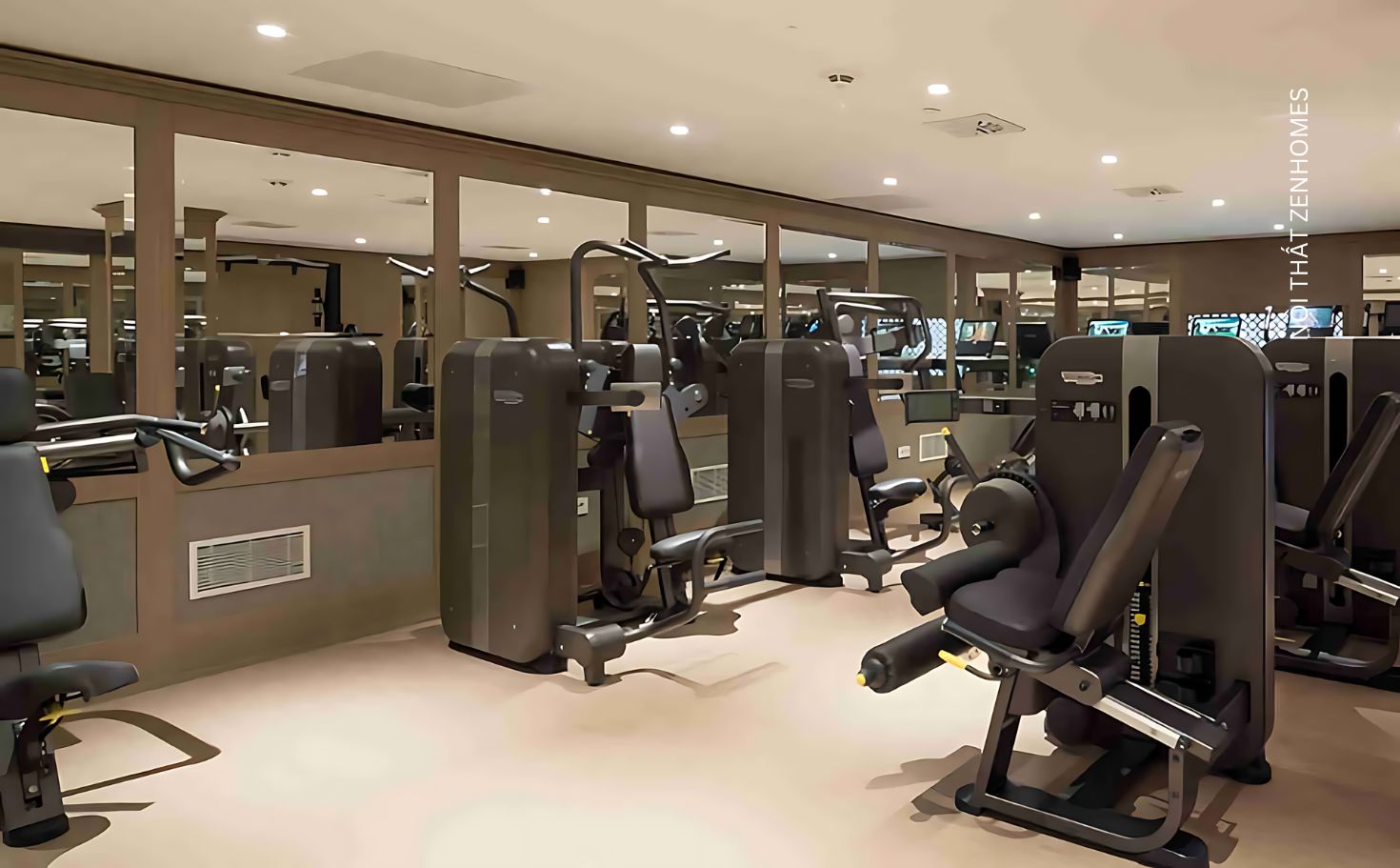 Đèn chiếu sáng phòng gym
