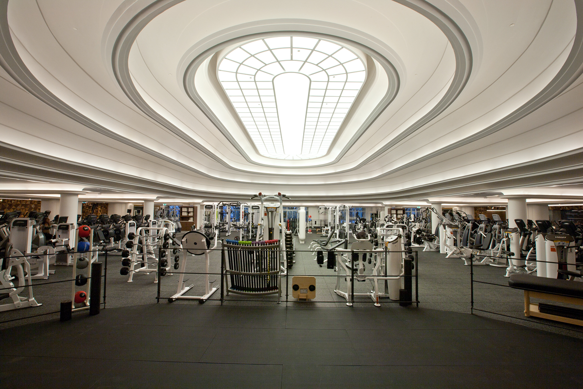 mẫu thiết kế nội thất đẹp Equinox Gym London