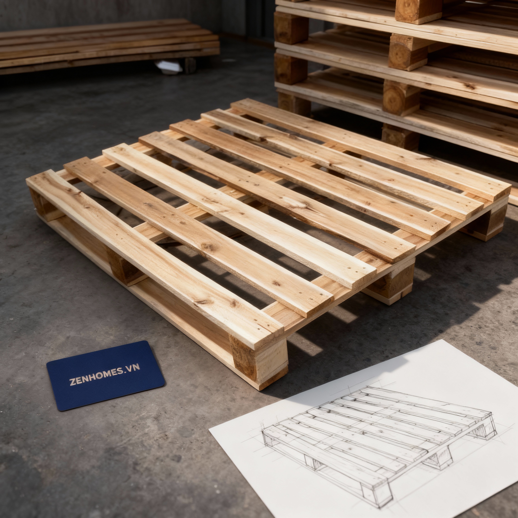 Giường pallet bệt