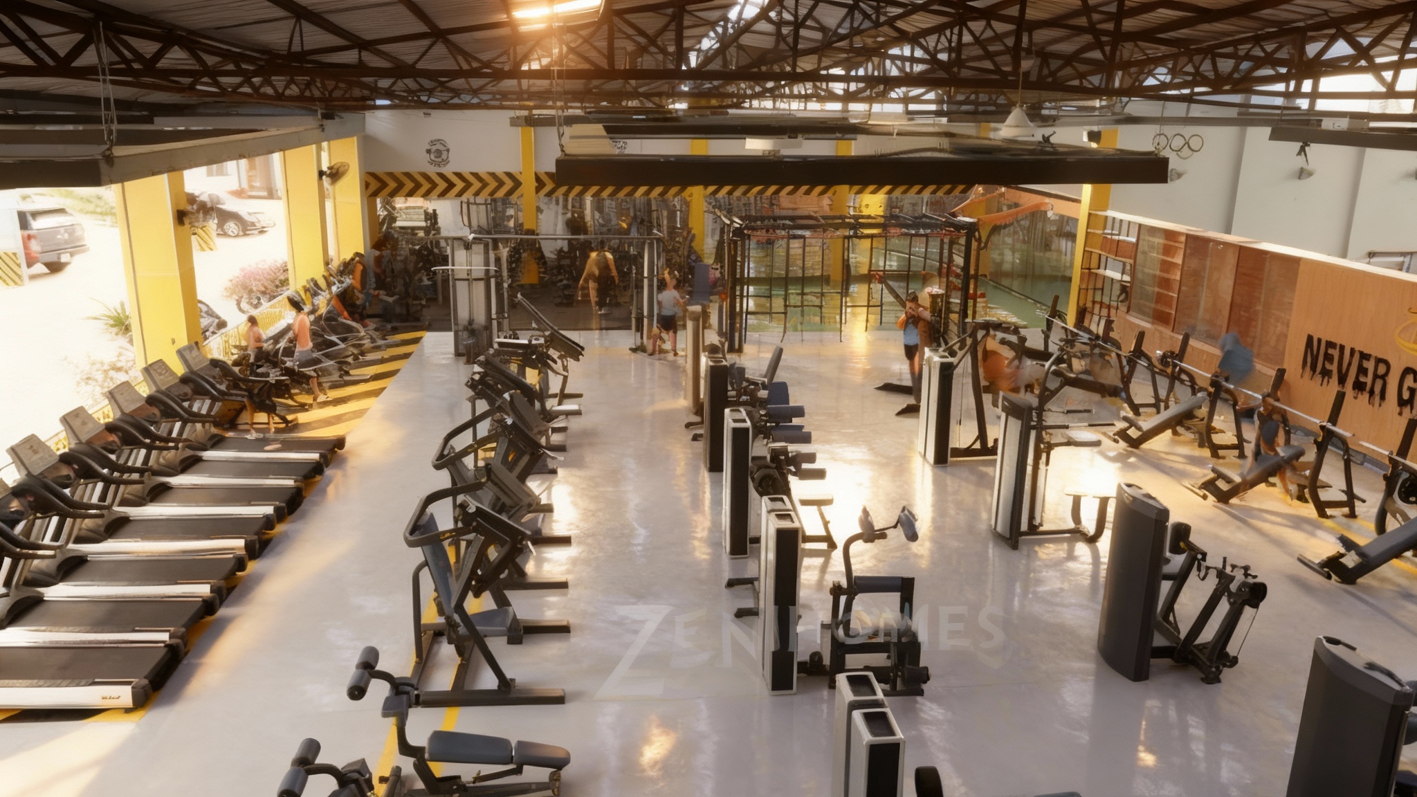 Nội thất phòng gym Tây Ninh - Bodytech - Zenhomes