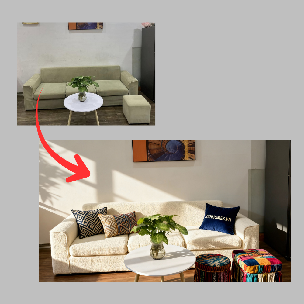 bọc lại ghế salon