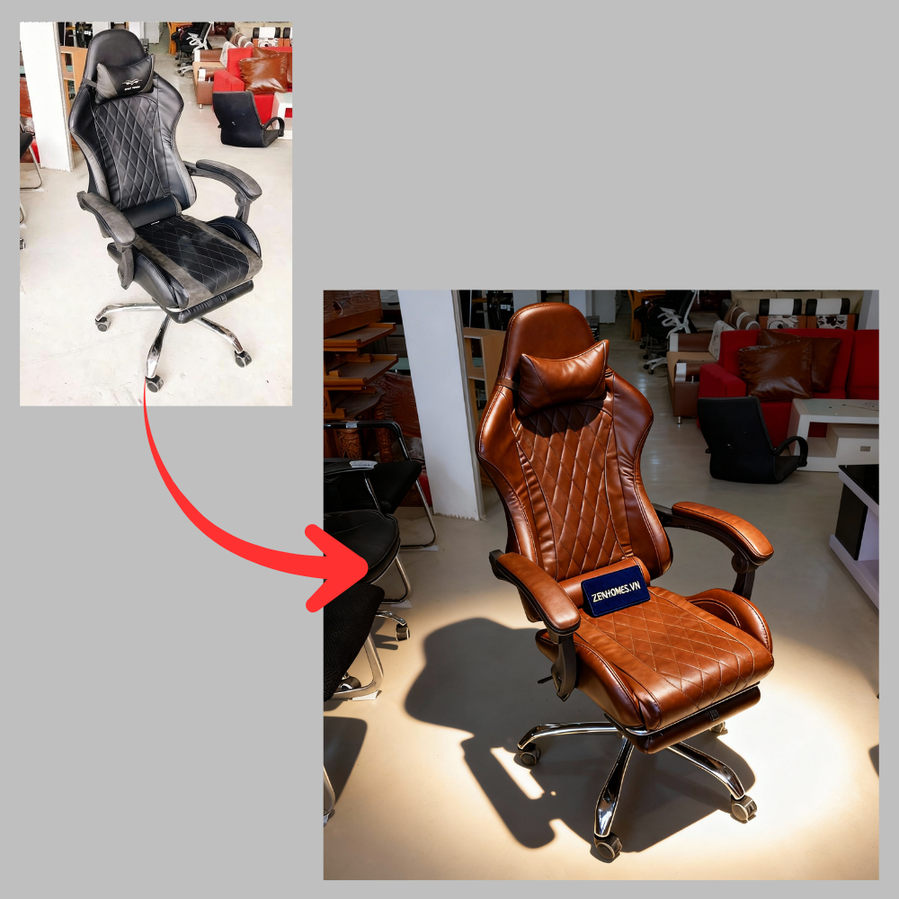 Bọc lại da ghế gaming