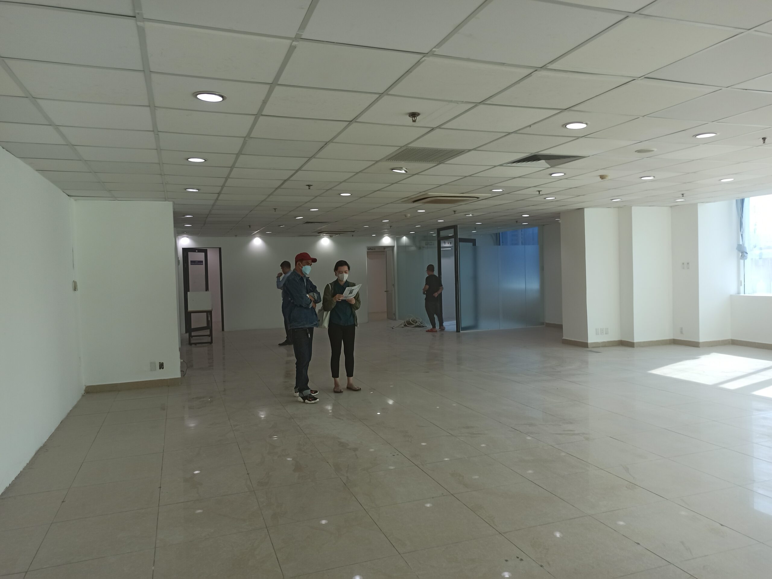 hiện trạng dự án nội thất văn phòng công ty LAK quận 10 trước thi công