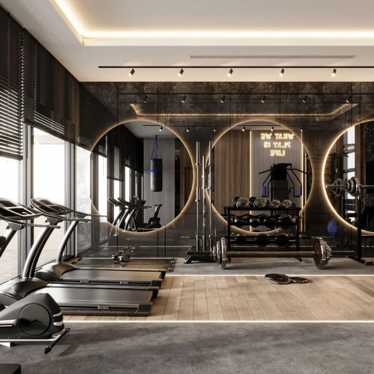 Setup không gian phòng gym tối ưu công năng