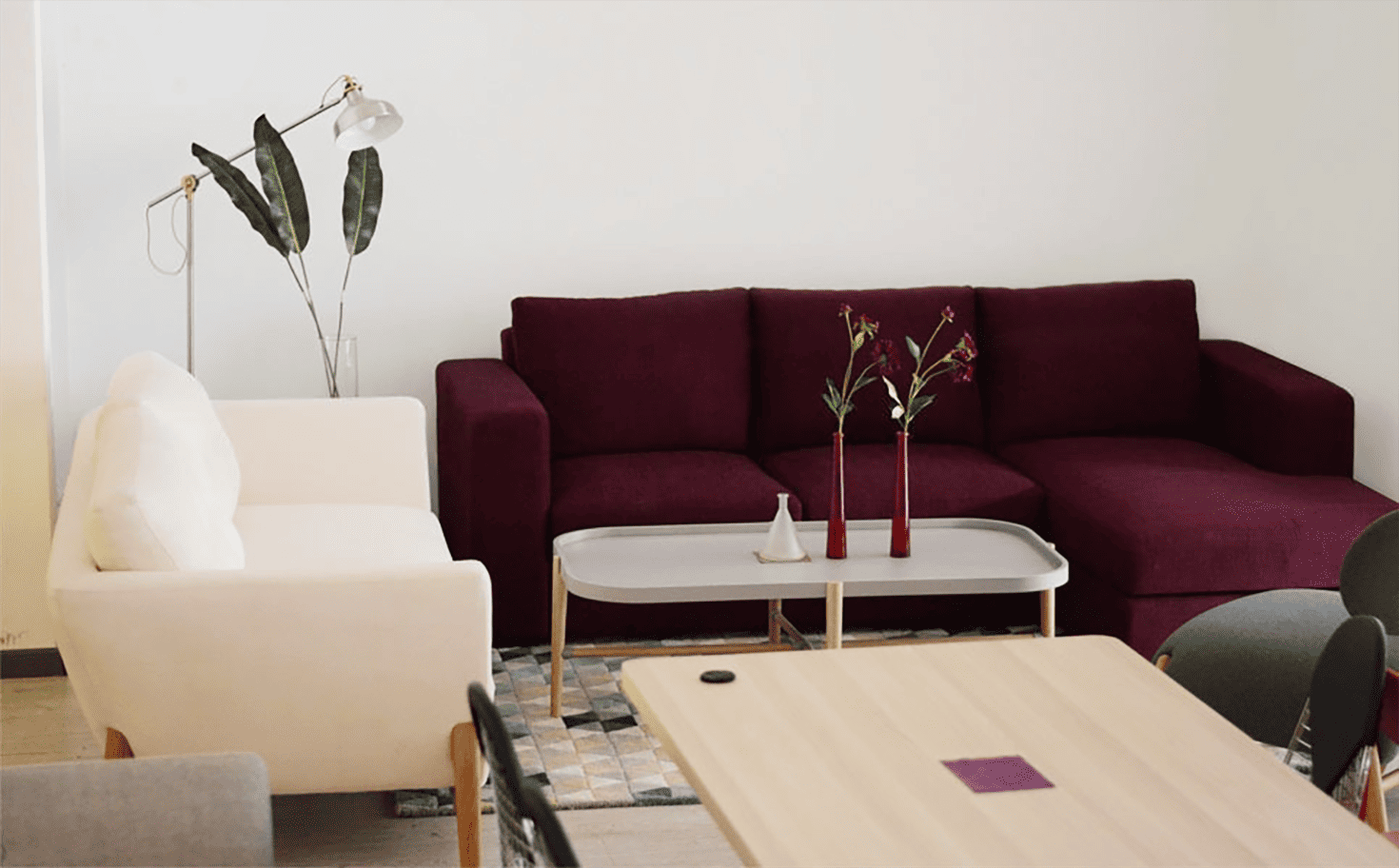 Sofa S1309 sử dụng vải bọc dòng standard