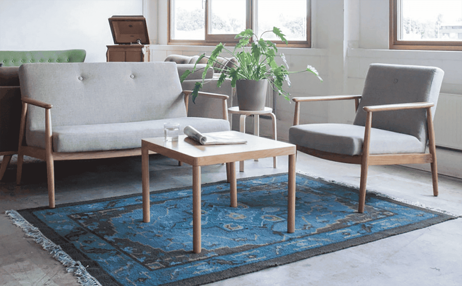 Set sofa valther bao gồm : 1 băng và 1 ghế đơn
