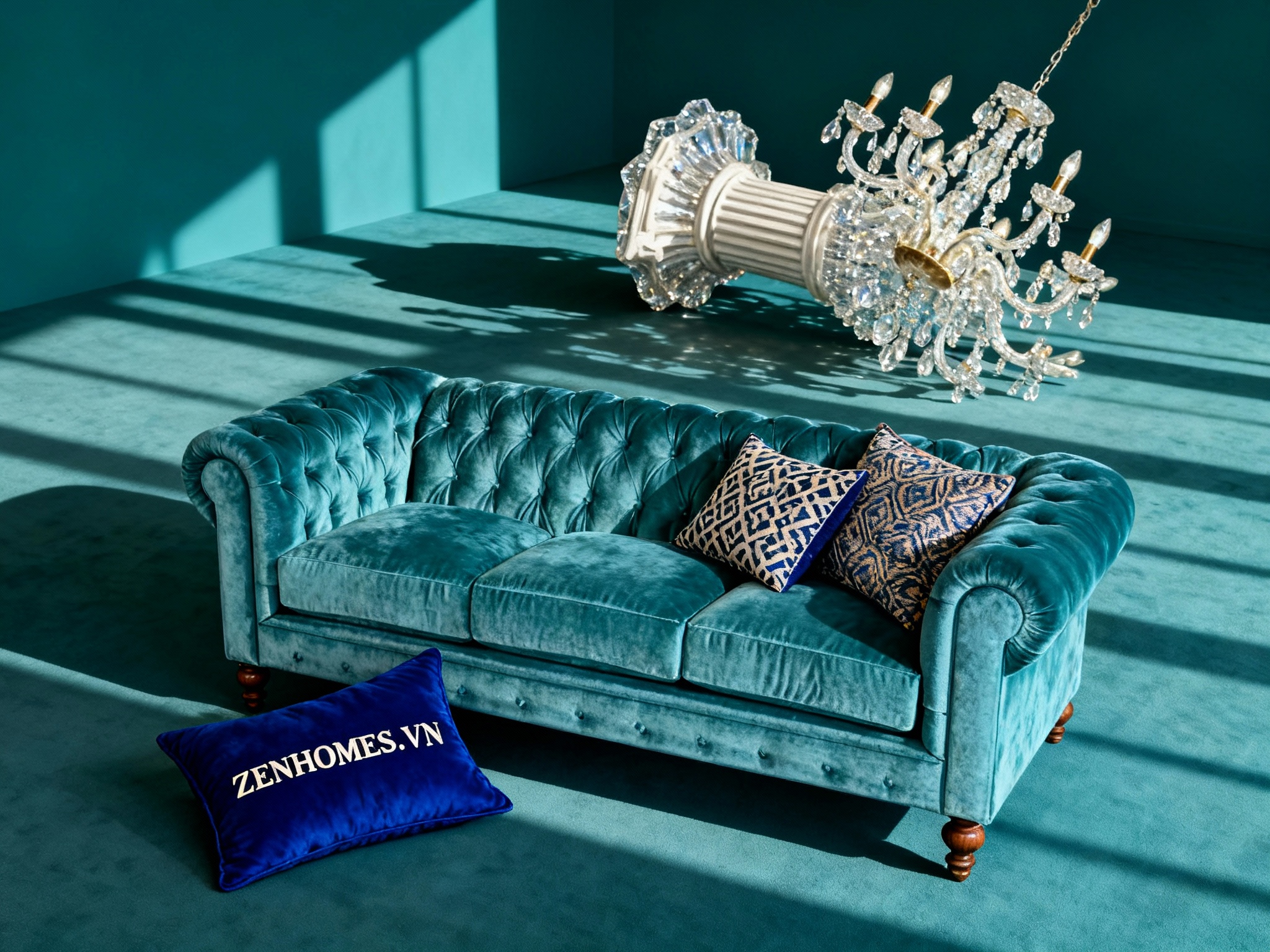 Sofa tân cổ điển Chesterfield