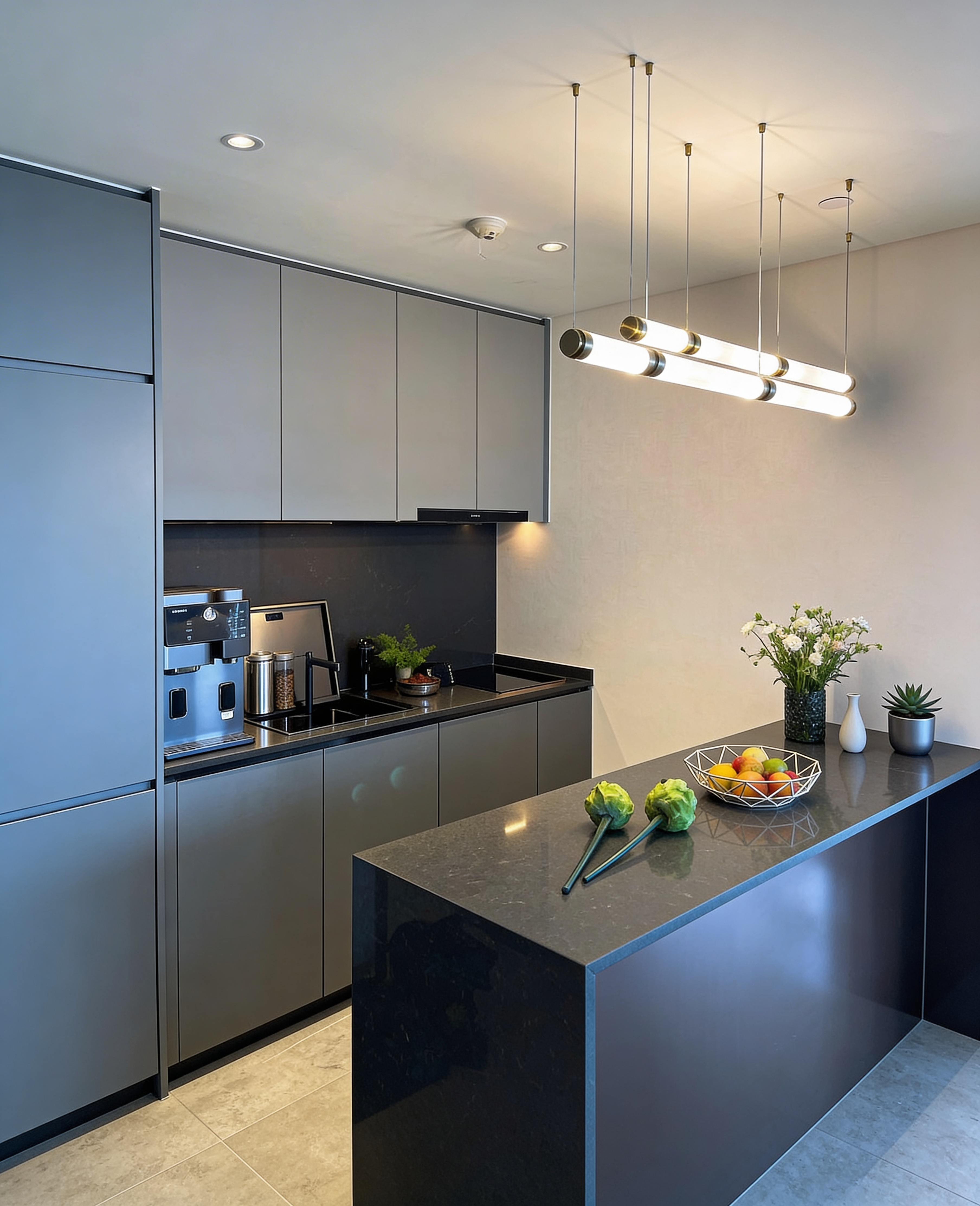 thi công thiết kế nội thất bếp căn hộ The Opera Residence hiện đại Zenhomes