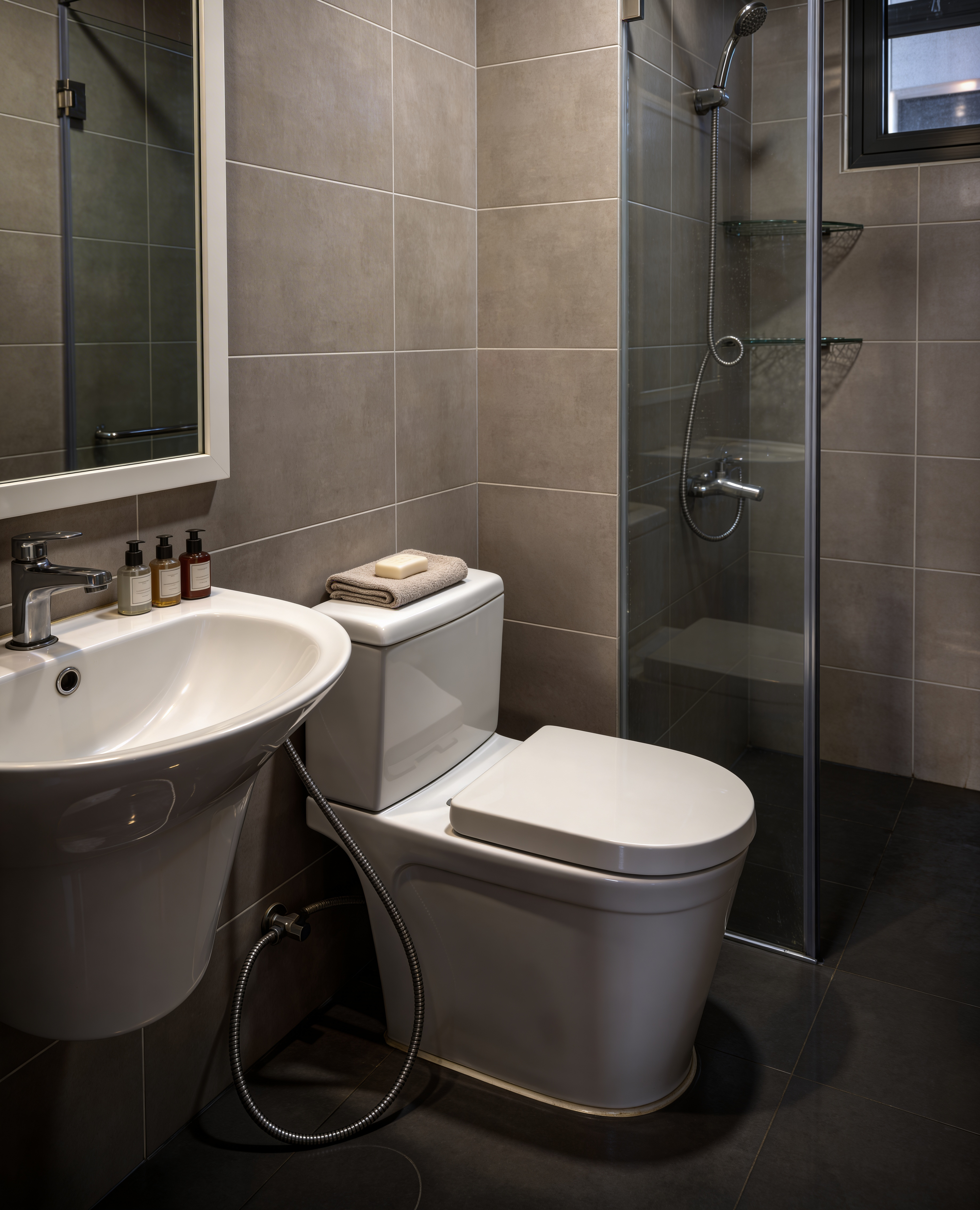 Sửa chữa chung cư trọn gói Lovera Vista phòng tắm hiện đại