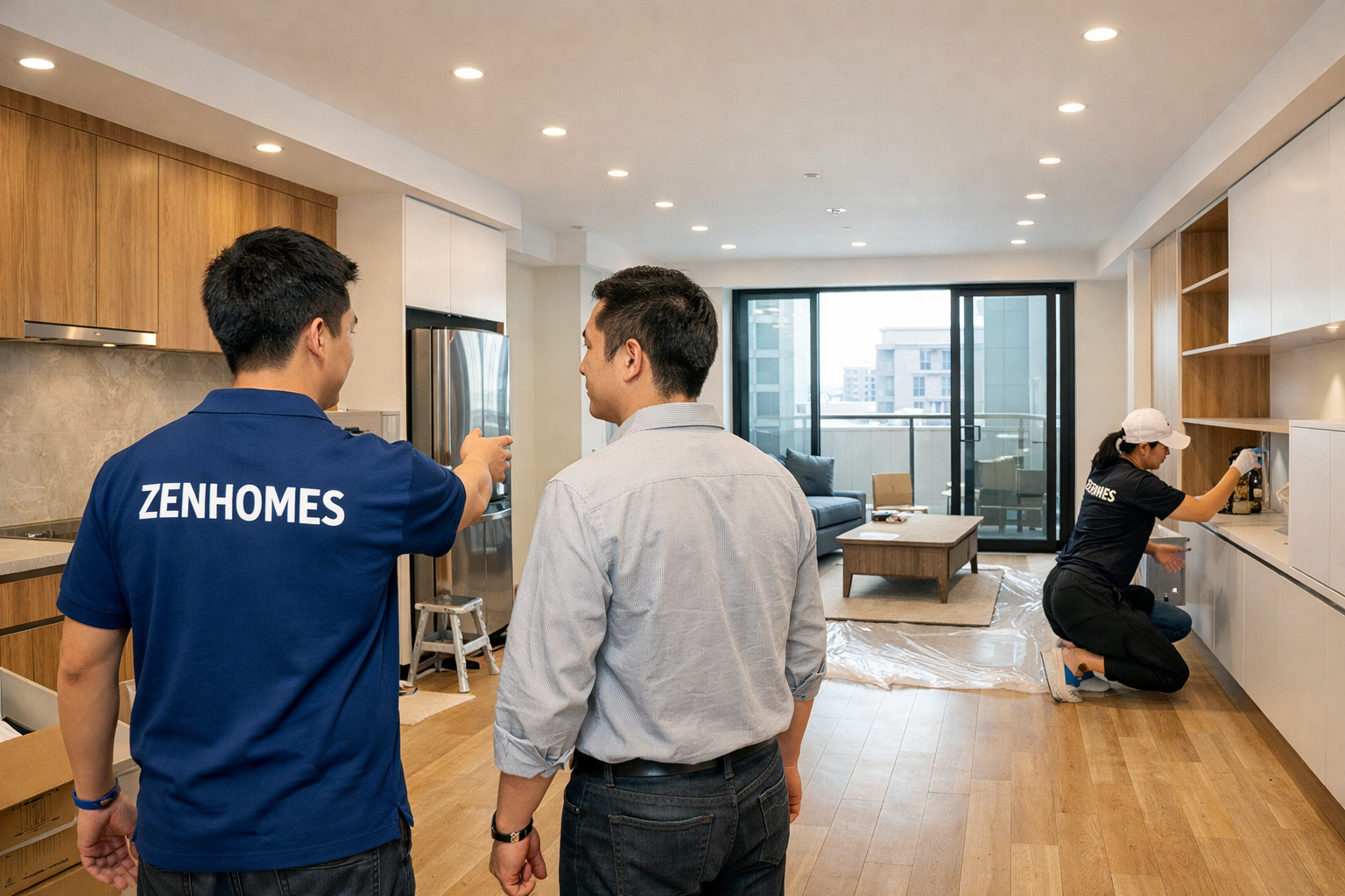 Thiết kế thi công nội thất chung cư trọn gói zen