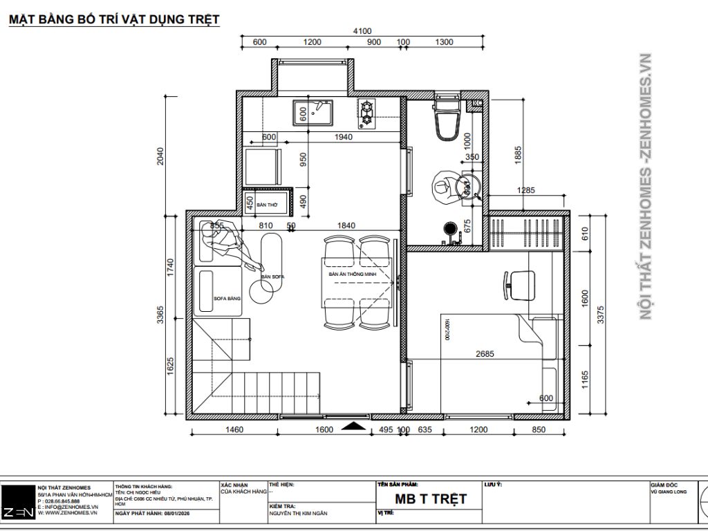 Thiết Kế Thi Công Nội Thất Trọn Gói Chuyên Nghiệp Tại Zen Homes - Zenhomes