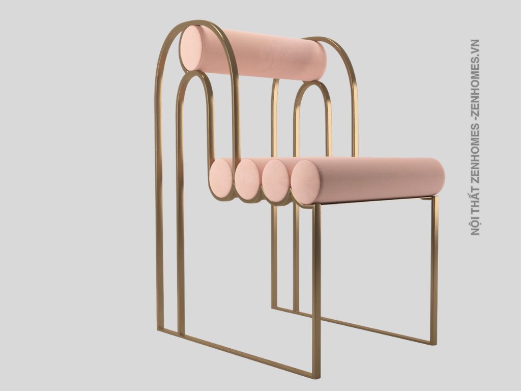 Ghế ăn chân sắt Apollo