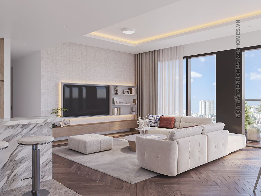 thiết kế thi công nội thất căn hộ