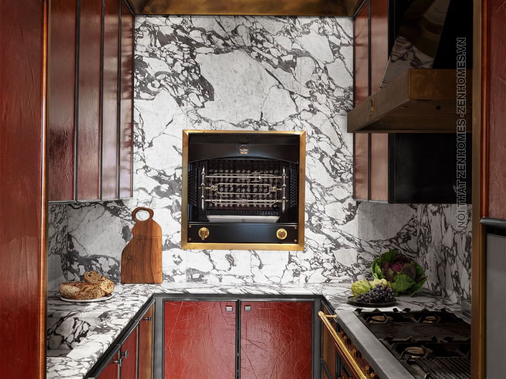 Ý tưởng thiết kế nội thất phòng bếp sang trọng