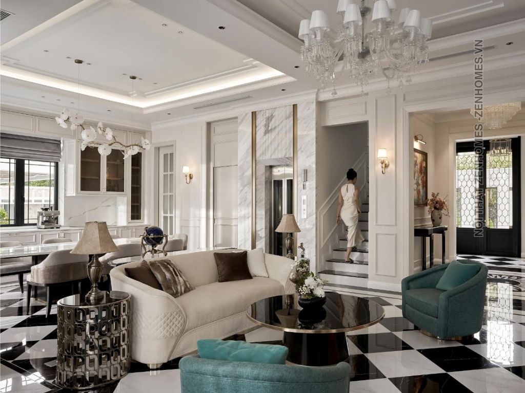 Top 8 thiết kế nội thất biệt thự theo xu hướng mới nhất - Zenhomes