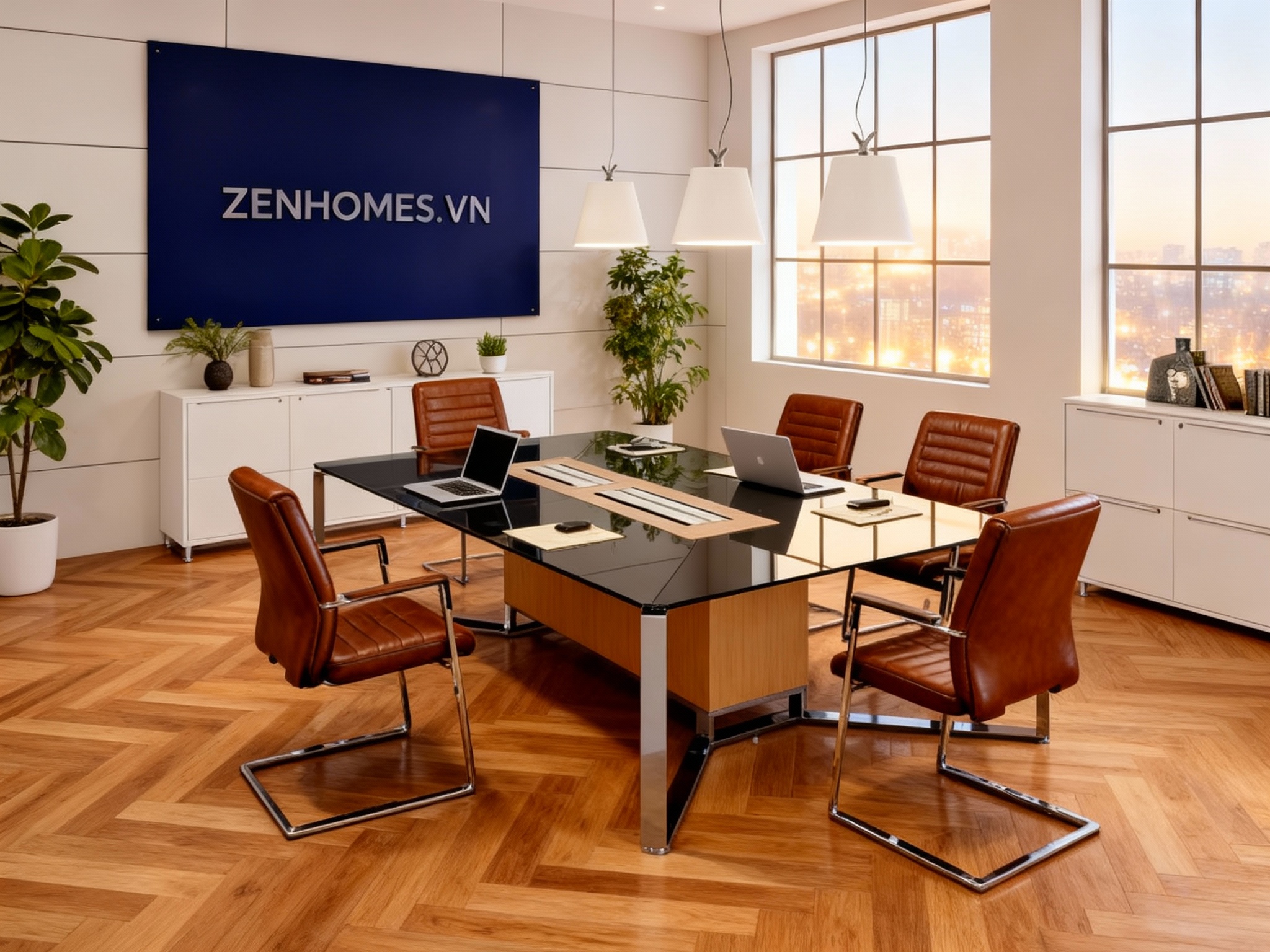 bàn họp chân inox