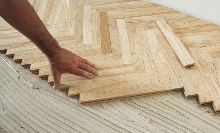 cách lót sàn gỗ xương cá