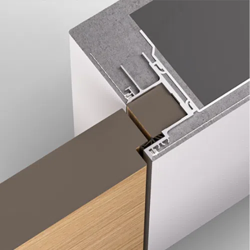 hệ khung nhôm âm tường