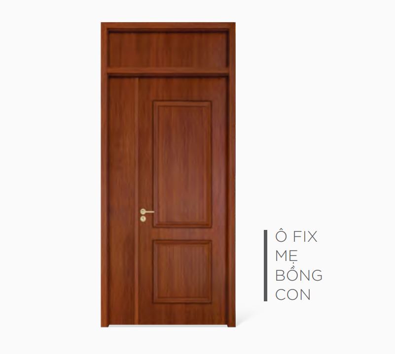 cửa nhựa mẫu bông con thiết kế hiện đại dùng cho phòng ngủ và nhà vệ sinh