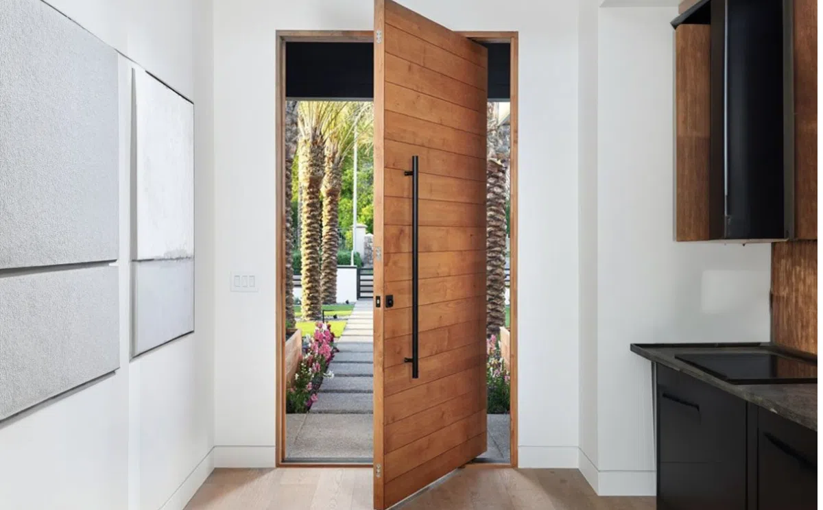 mẫu cửa trục xoay 2