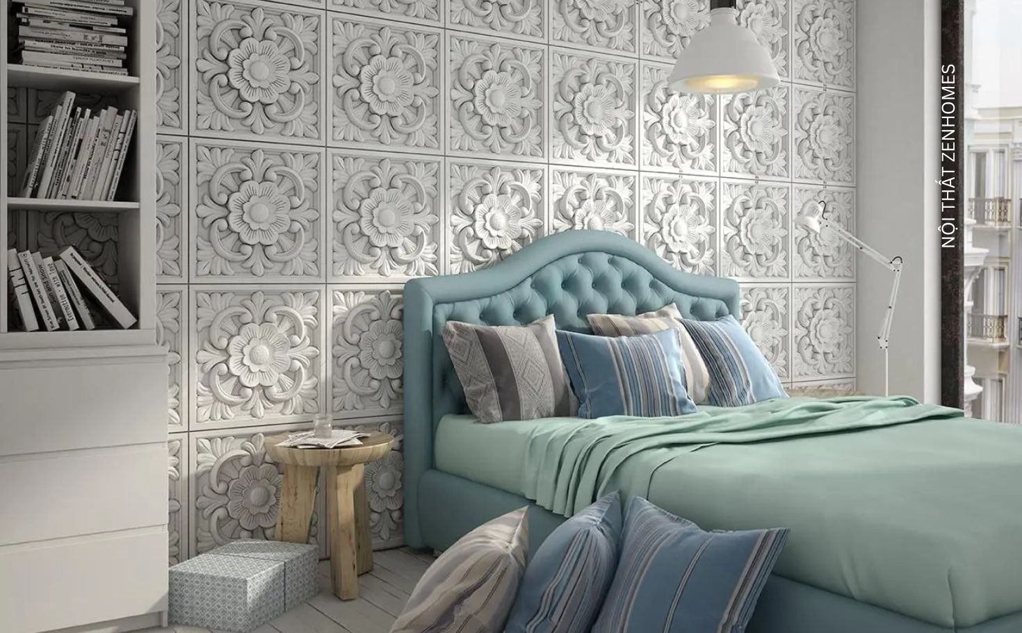 Gạch bê tông 3D