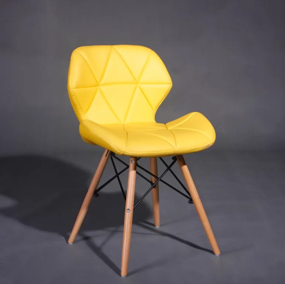 ghế coffee bọc da PU chân gỗ sồi mã 1721 thiết kế sang trọng dùng cho quán cafe