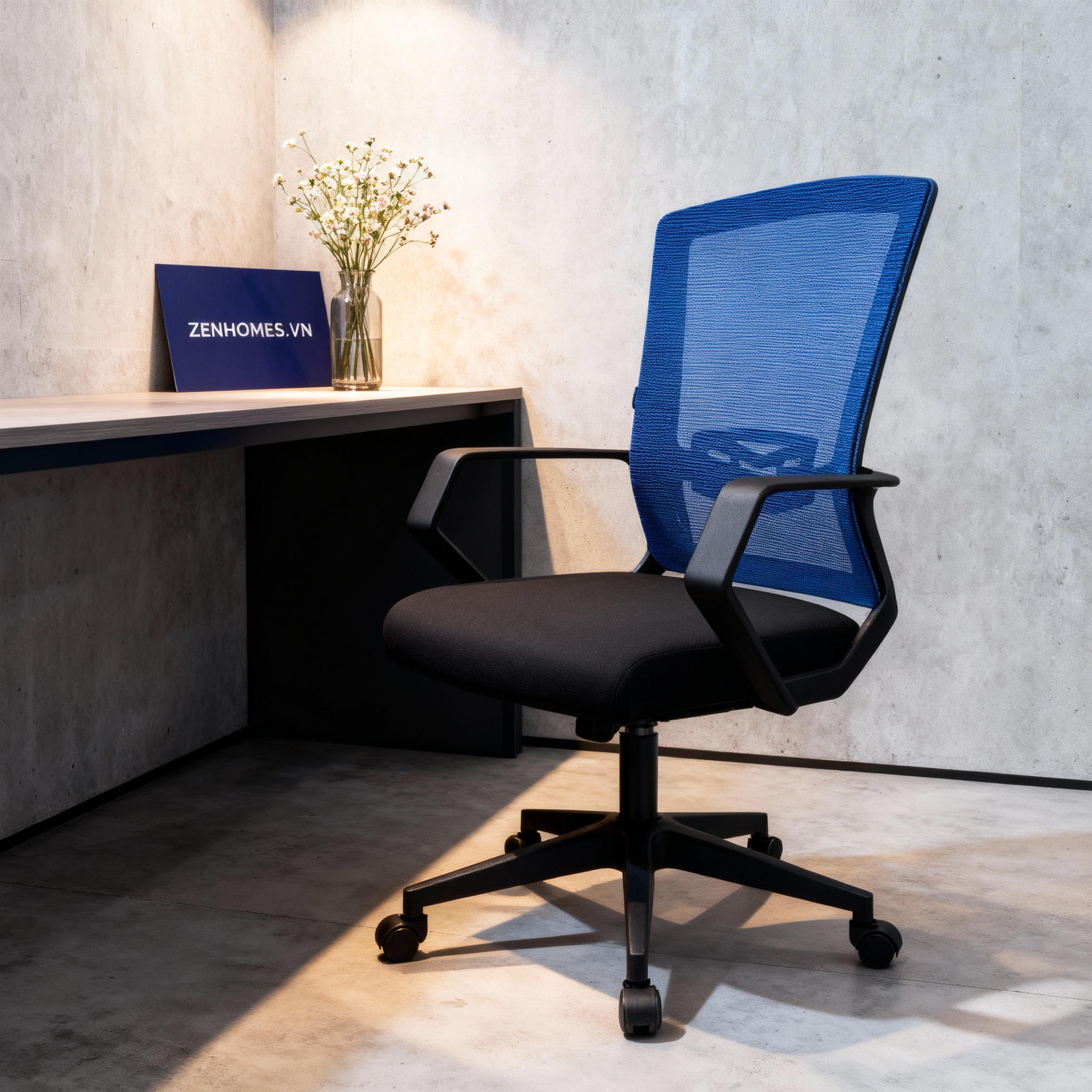 Ghế xoay lưới văn phòng - Zenhomes