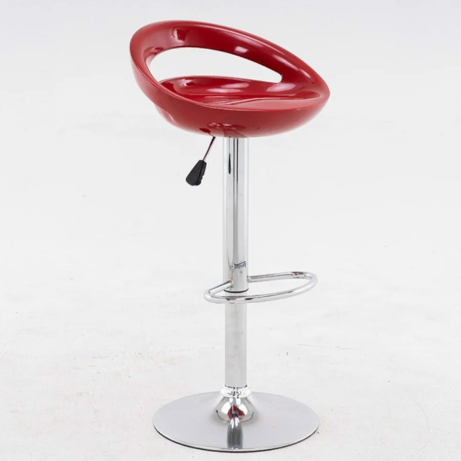 ghế quầy bar hiện đại mã 1154 mặt nhựa chân sắt xoay dùng cho quán bar