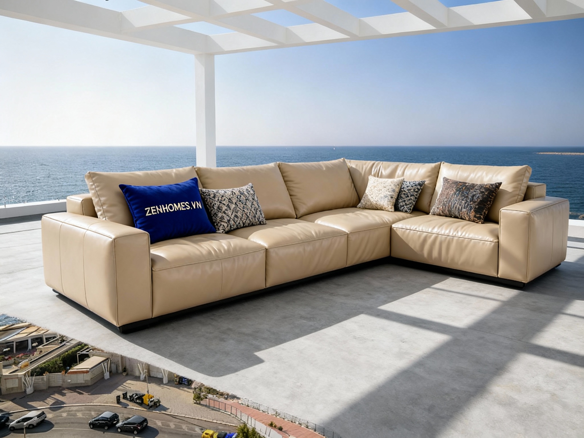 Ghế sofa da bò Marechiaro