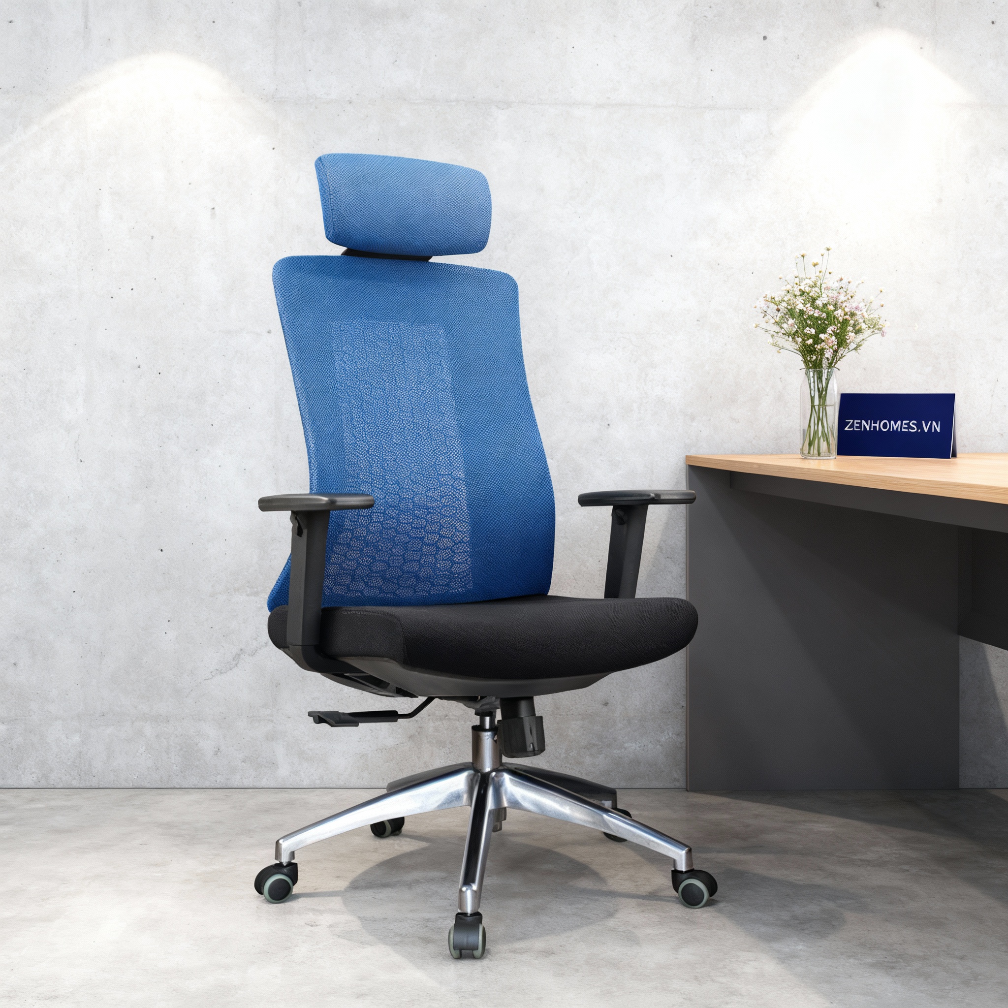 ghế xoay văn phòng làm việc công thái học deli