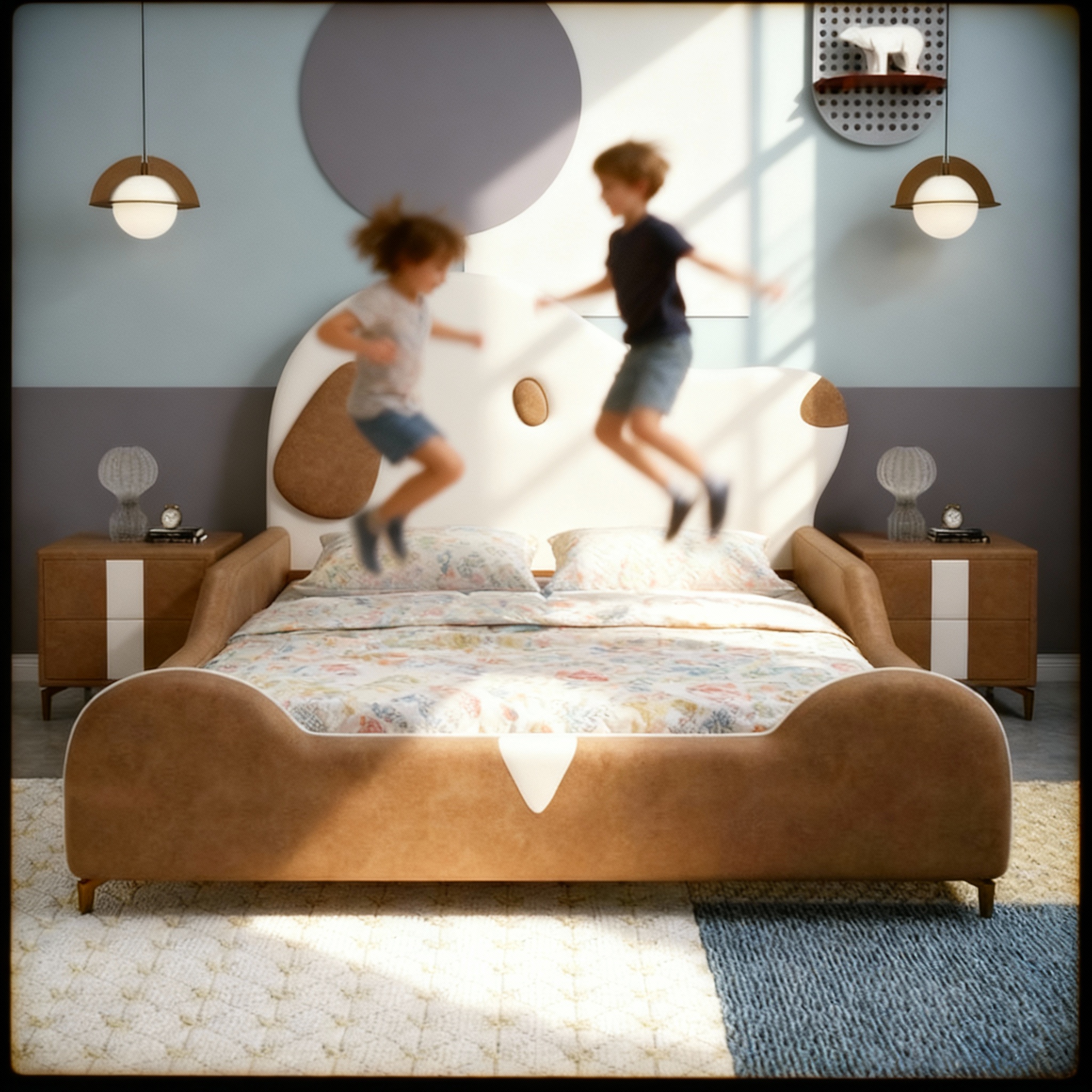 Giường bọc nệm - Zenhomes