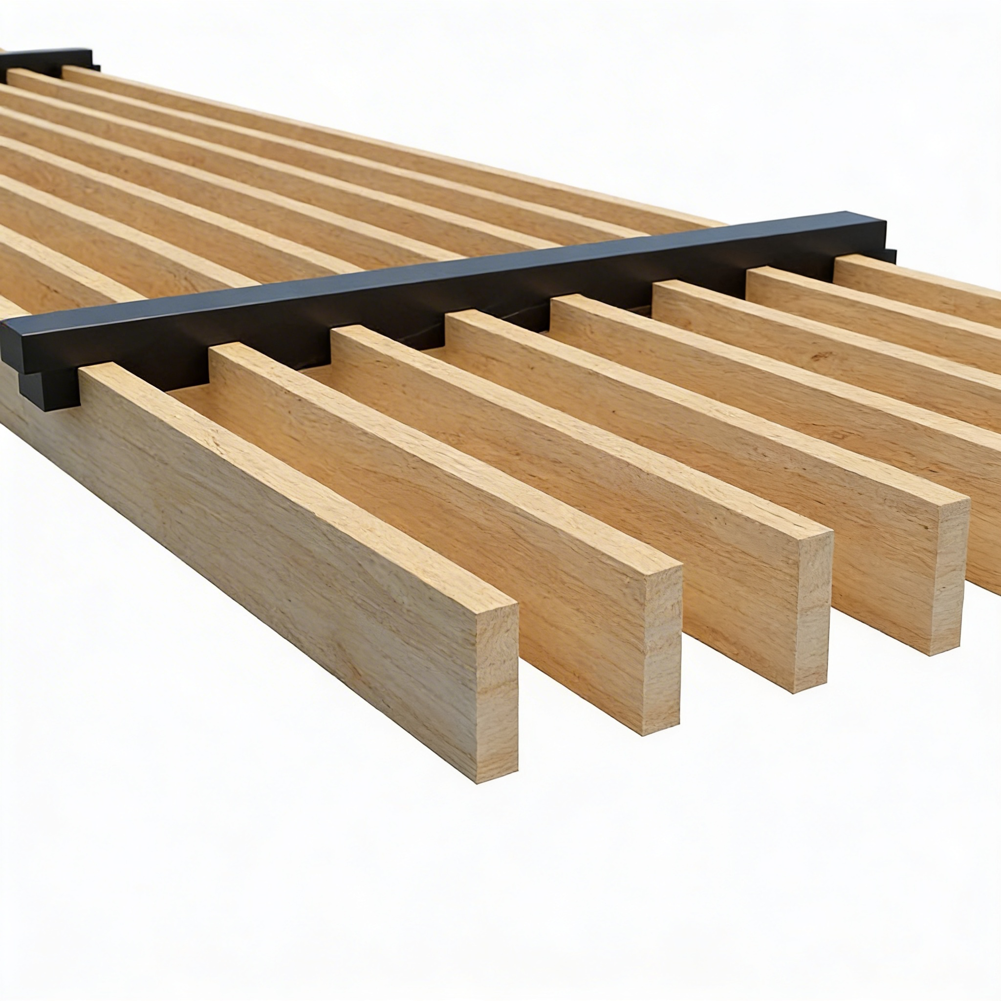 Gỗ tiêu âm Fineline Slats Open dạng thanh nan tùy chỉnh cho thiết kế nội thất sáng tạo.