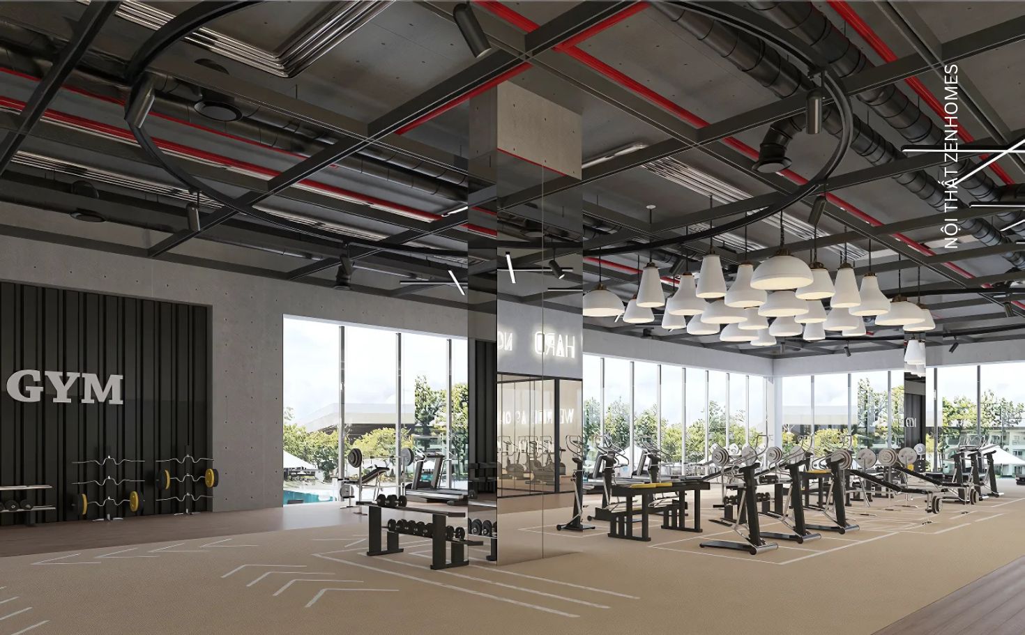 Hệ thống MEP phòng gym