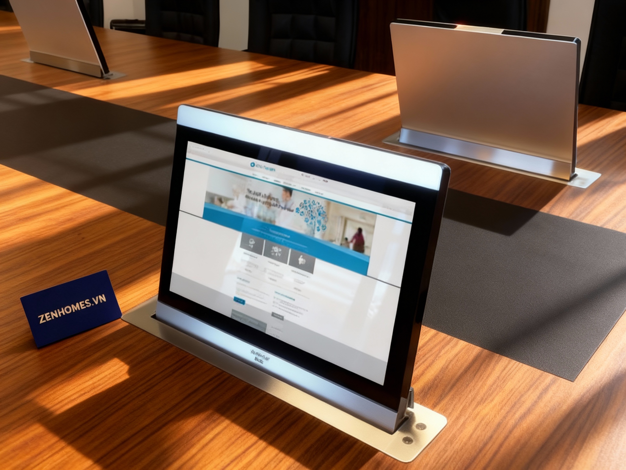 Màn hình nâng hạ âm bàn