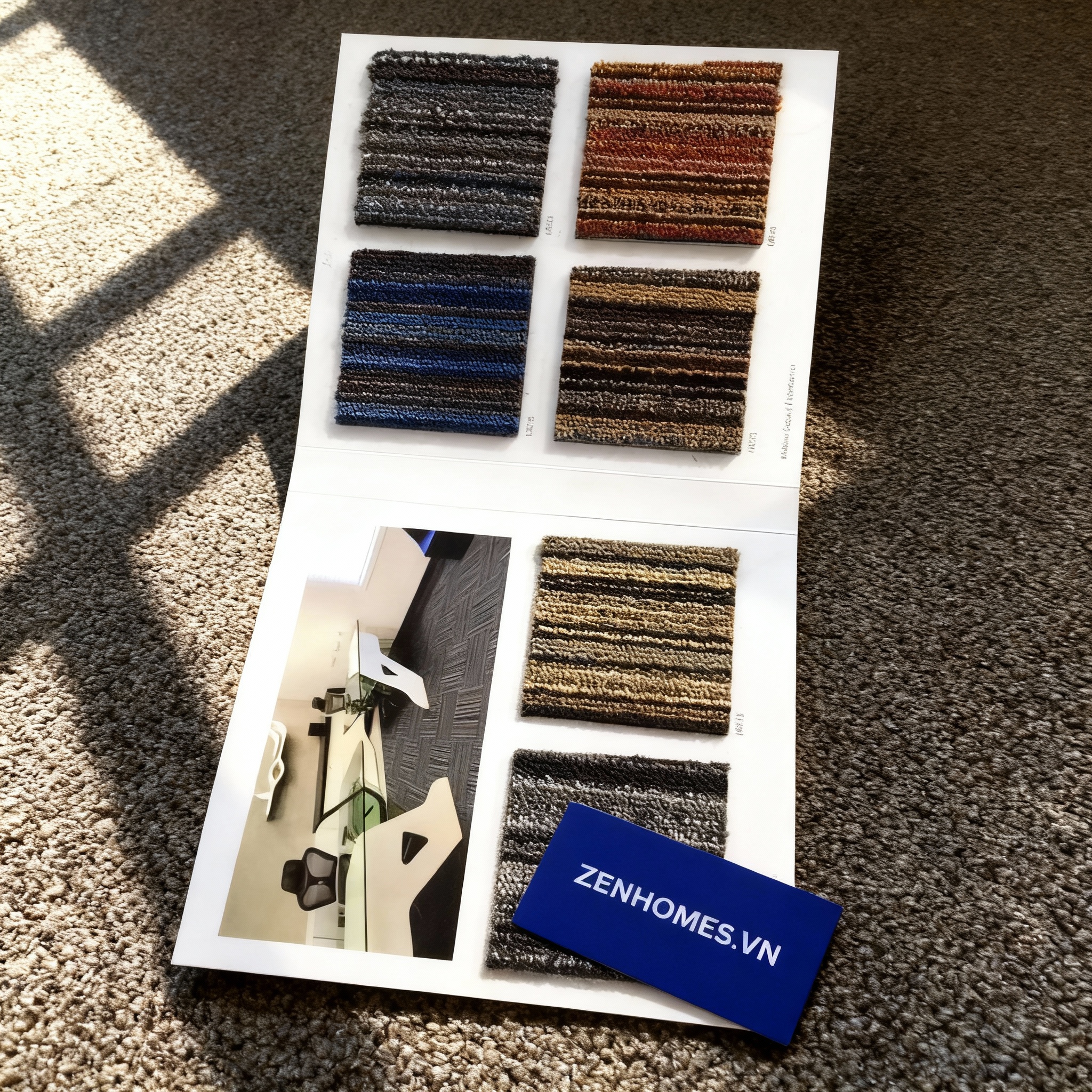 Thảm nỉ trải sàn phòng gym