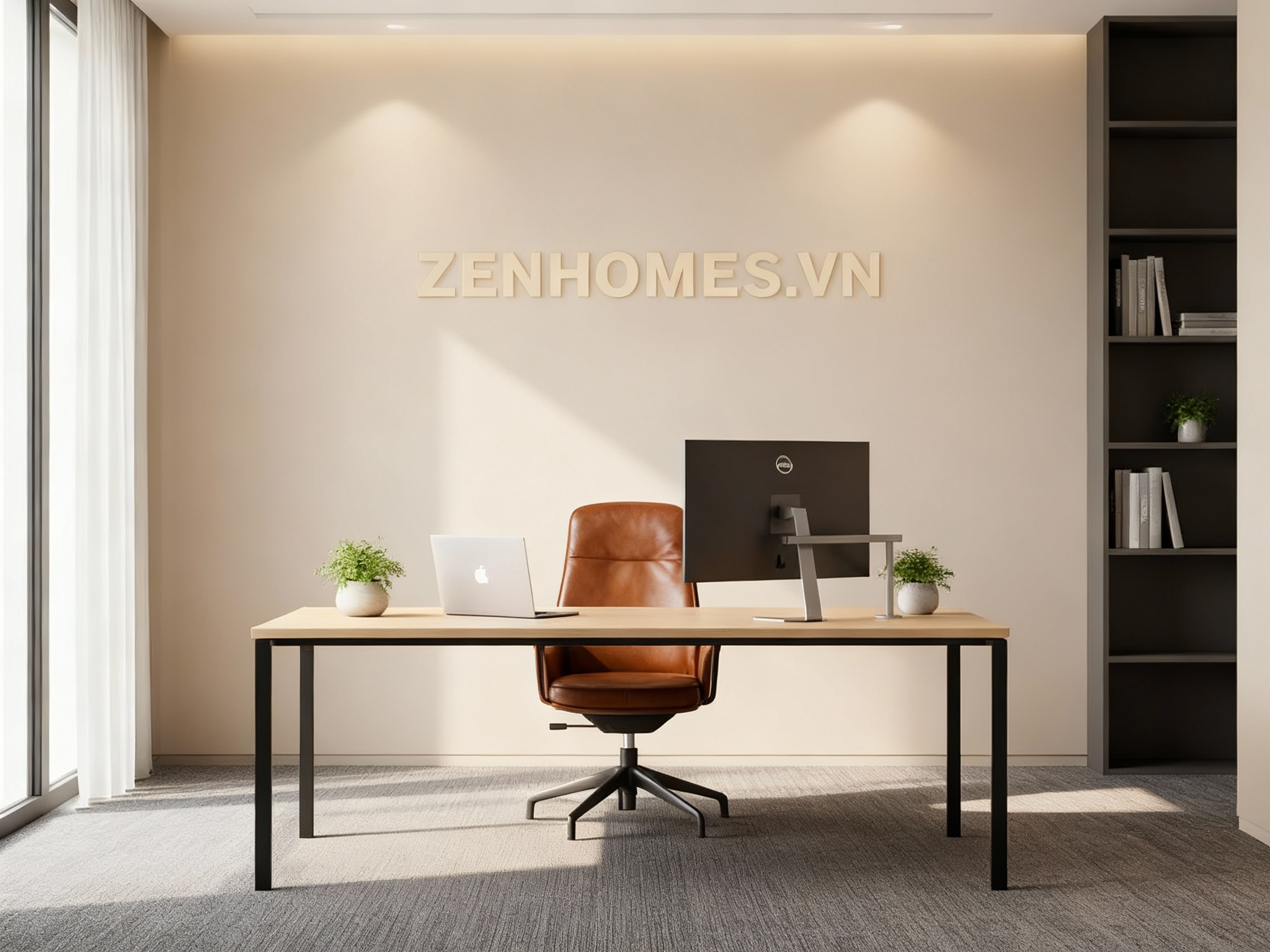 Bàn làm việc thẳng