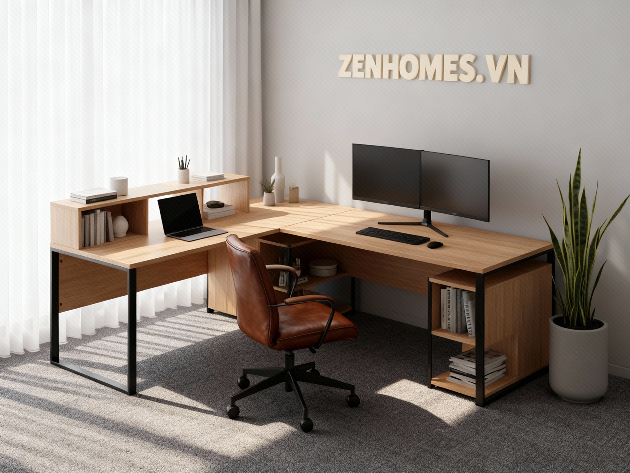 Bàn làm việc chữ L