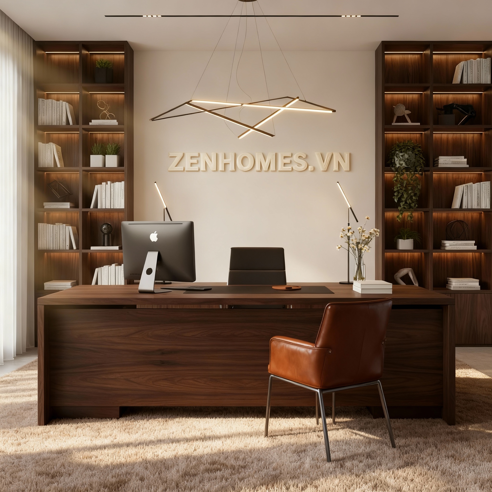 Bàn trưởng phòng gỗ công nghiệp