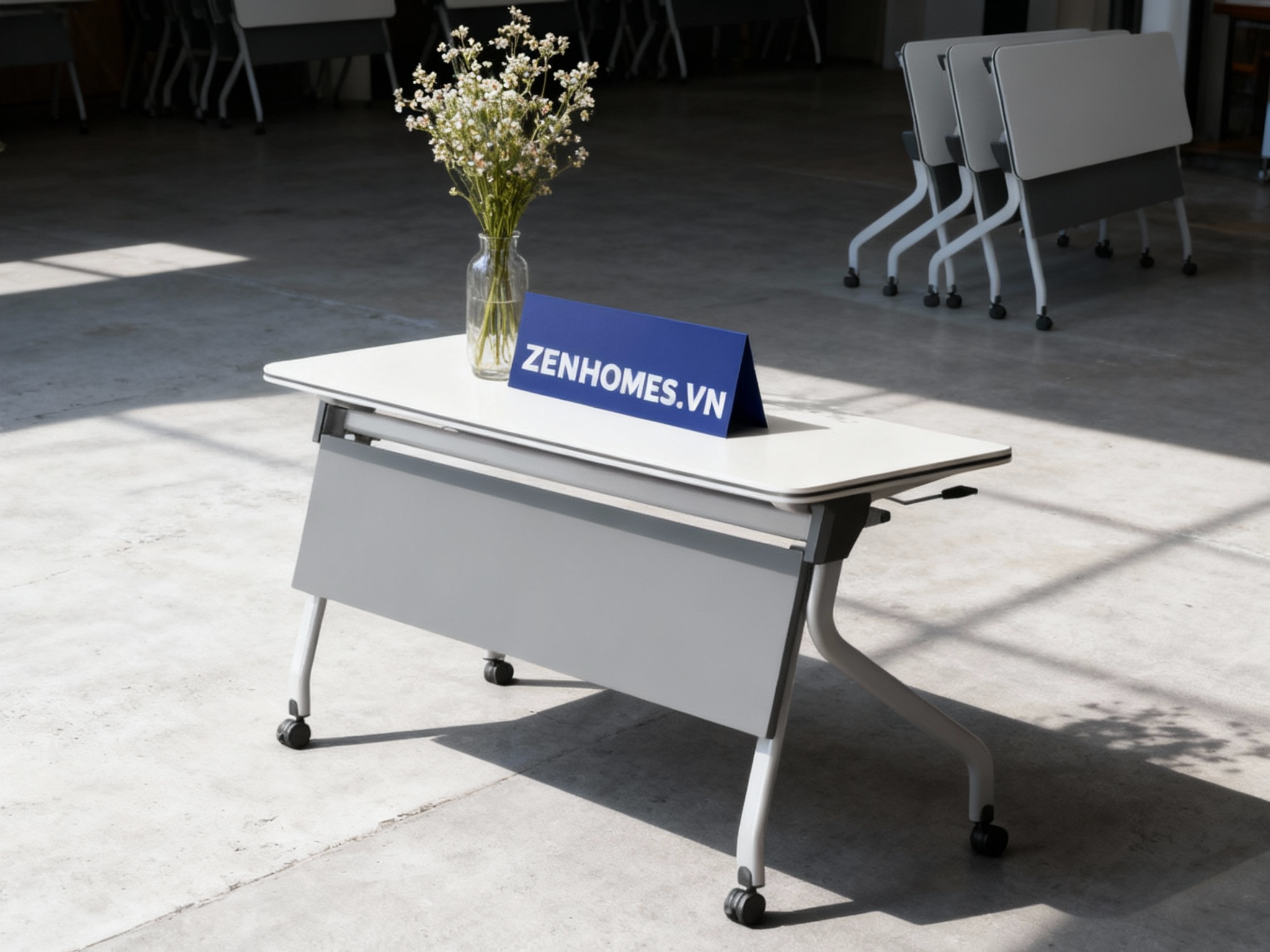 Bàn làm việc thông minh xếp gấp