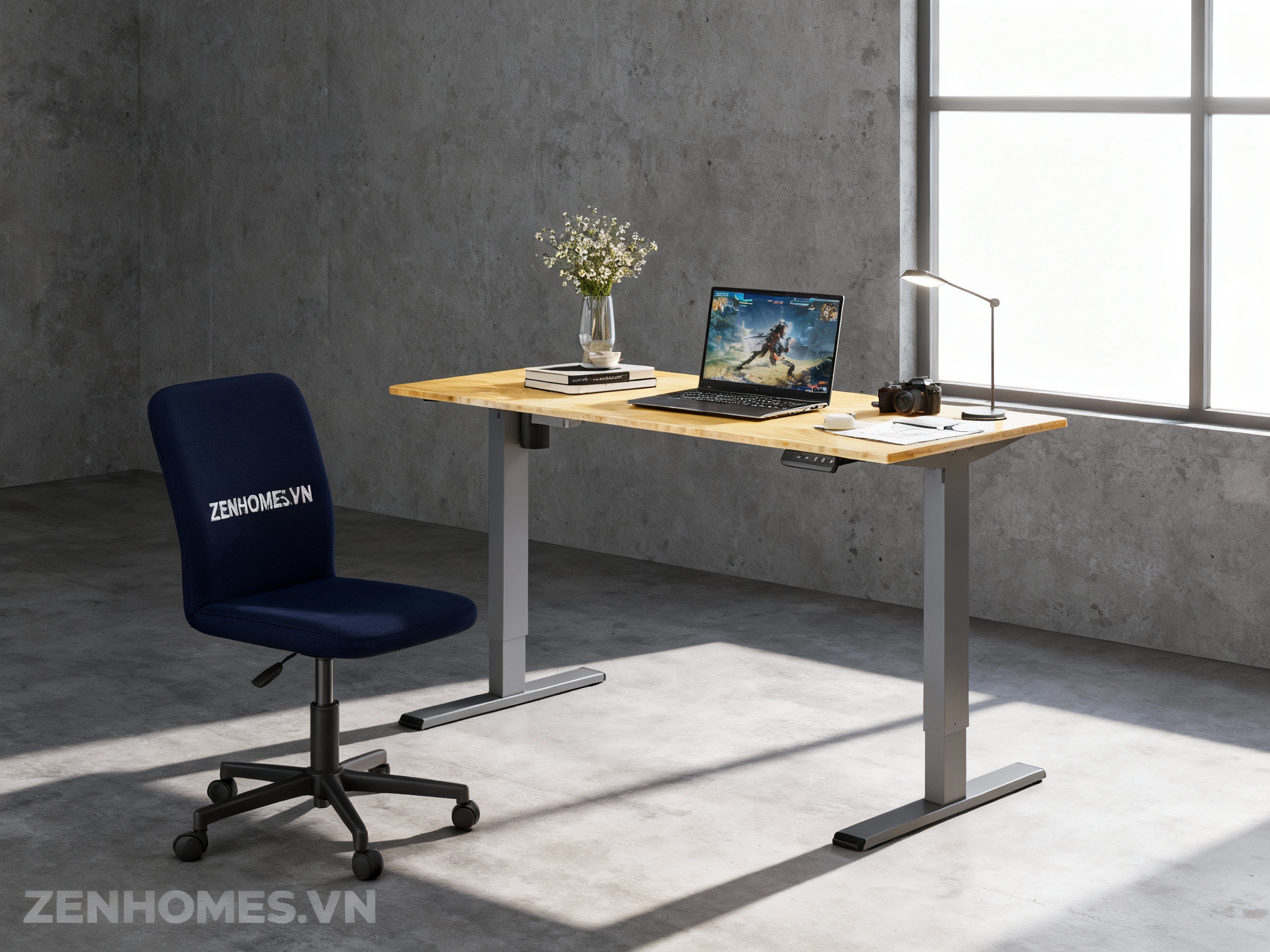 Bàn làm việc điều chỉnh được độ cao