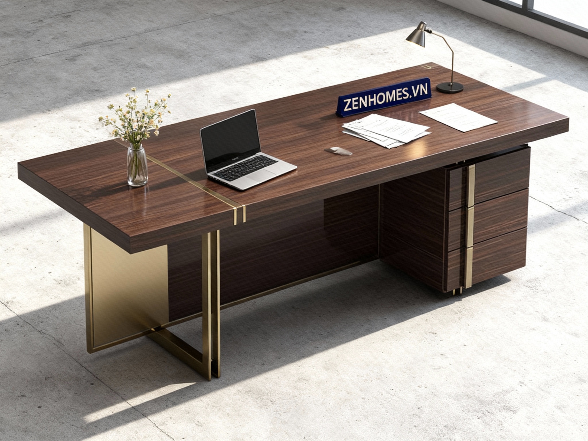 bàn giám đốc tân cổ điển