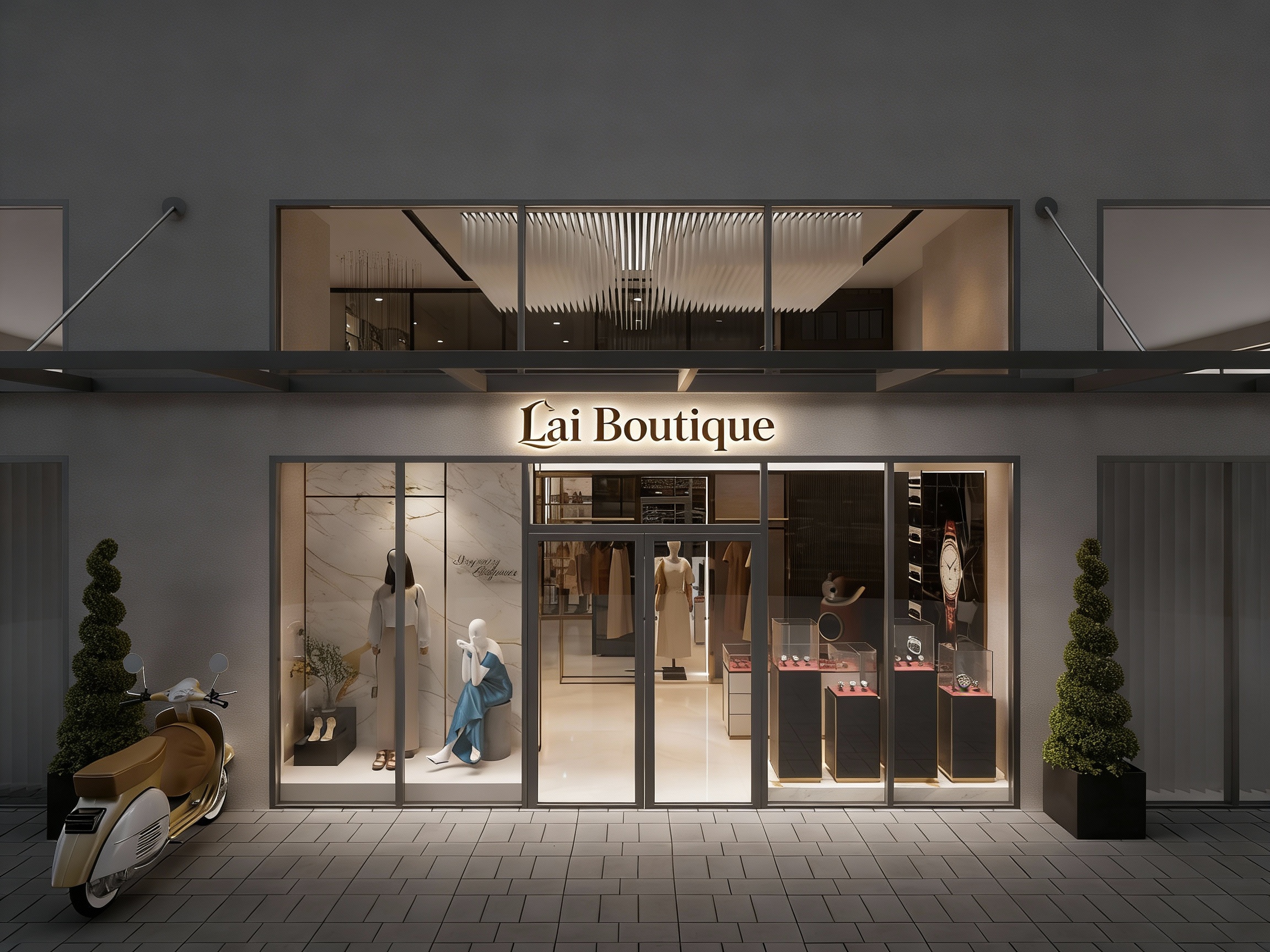 Thiết kế shop quần áo Lai Boutique