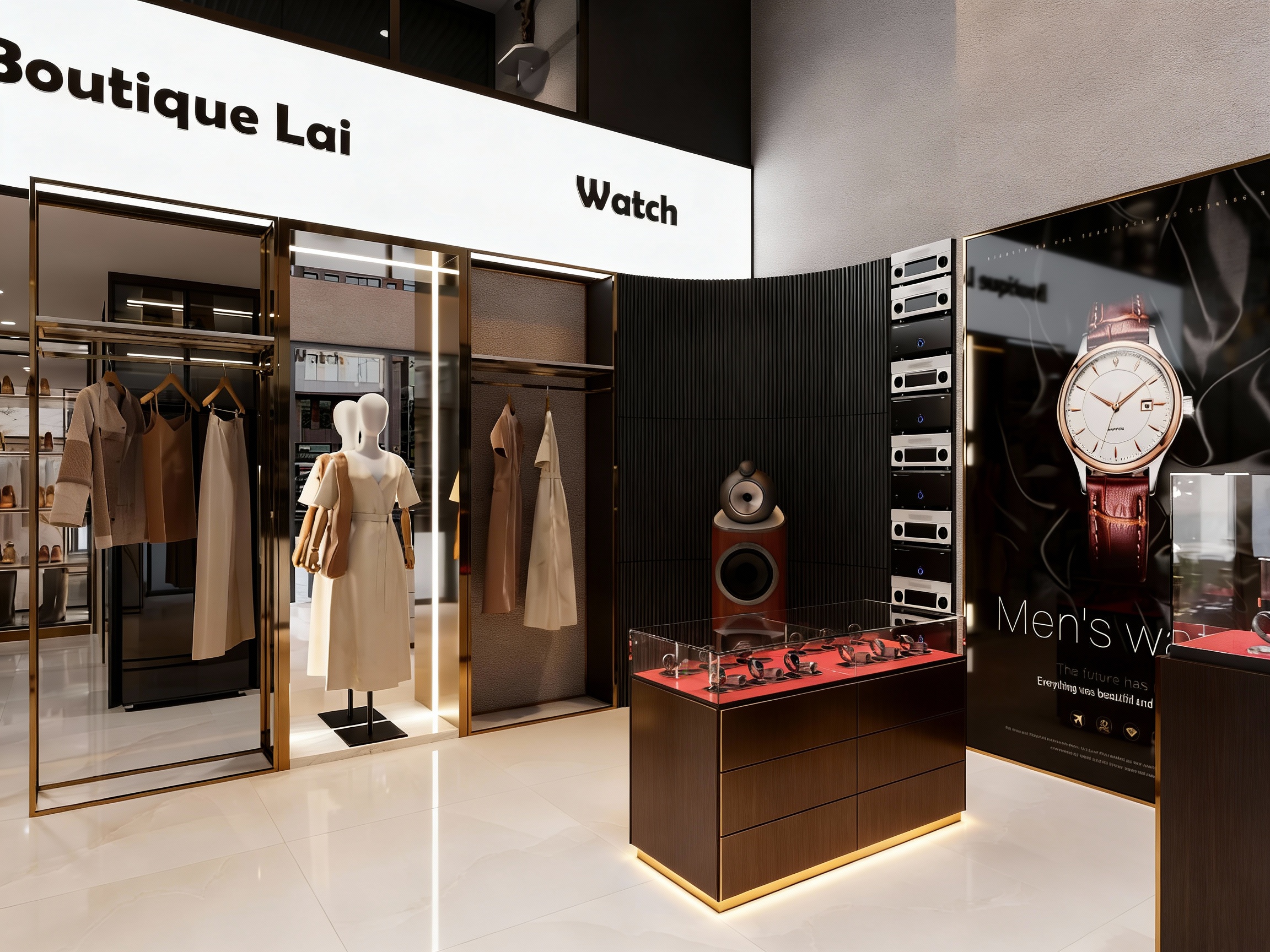 Thiết kế shop quần áo Lai Boutique