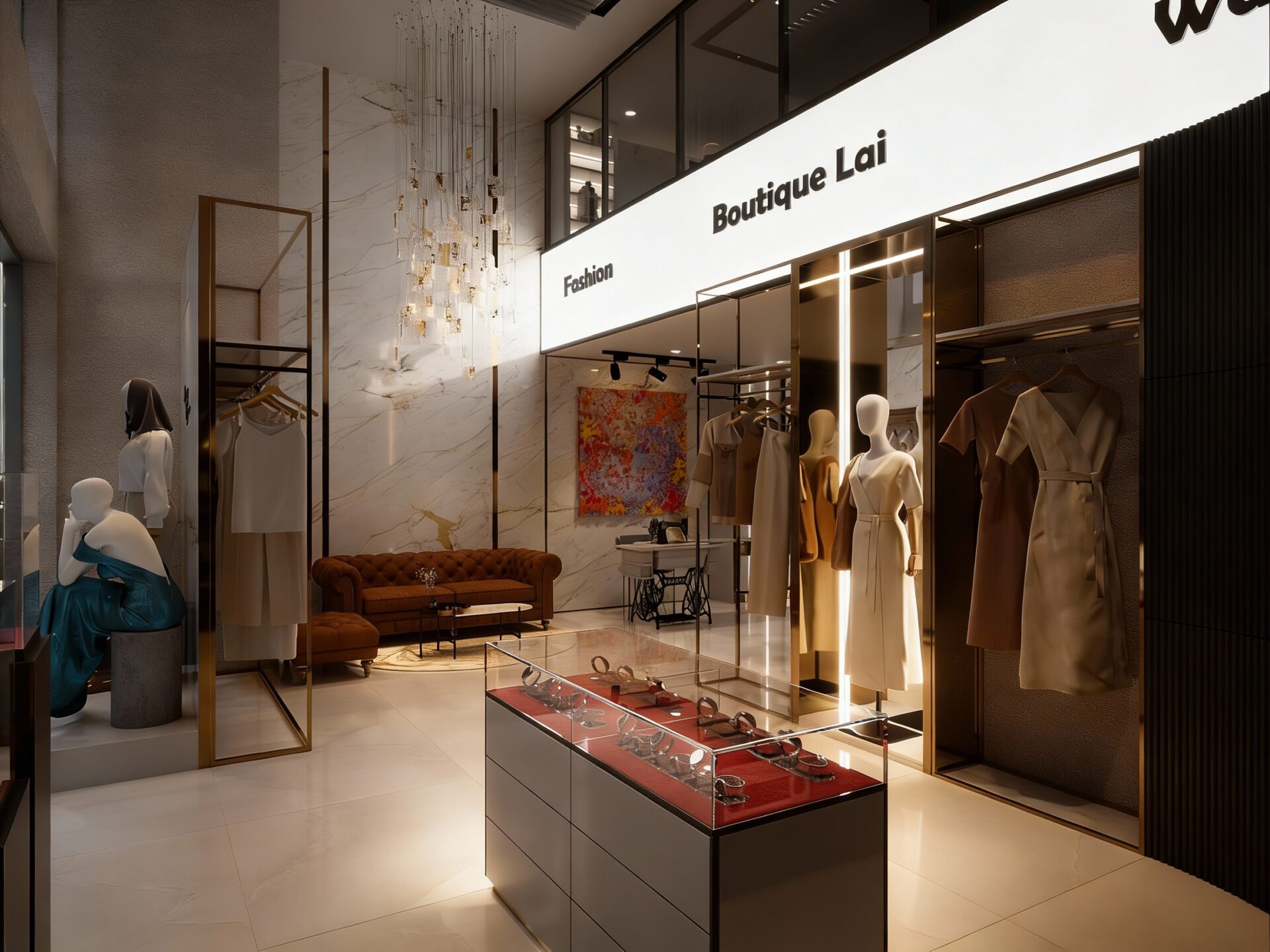 Thiết kế shop quần áo Lai Boutique