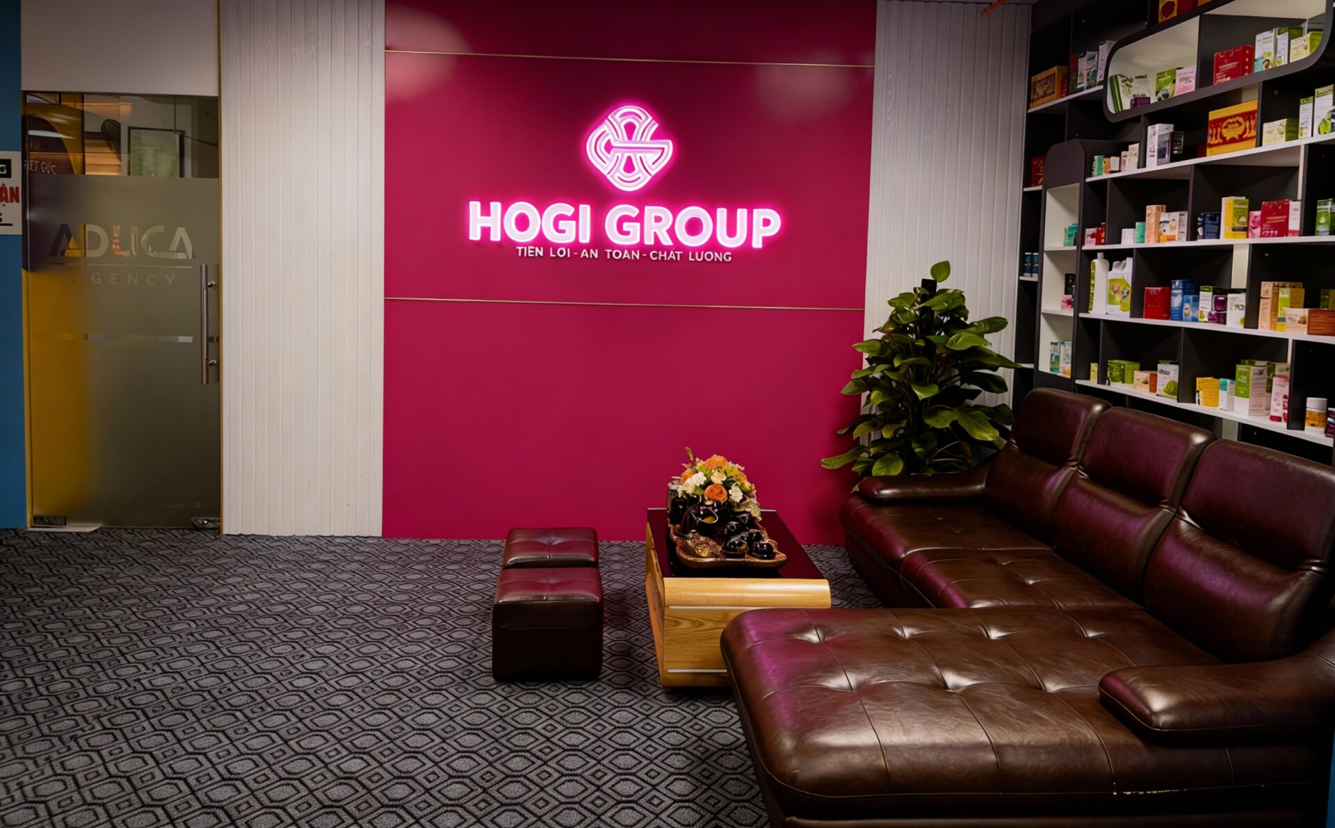 Thi công shop bán hàng thực phẩm Hogi Thủ Đức