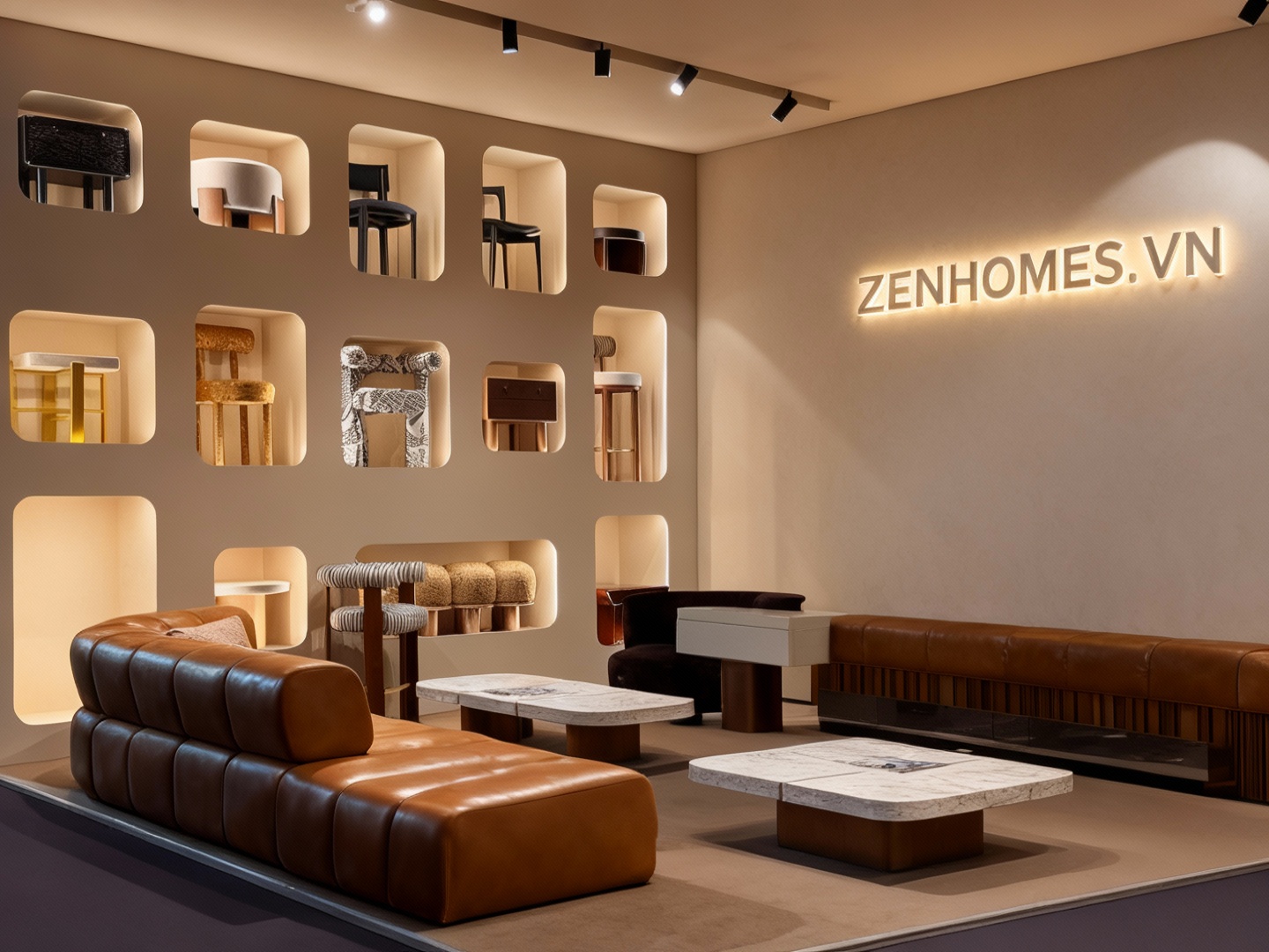 Thi công nội thất showroom