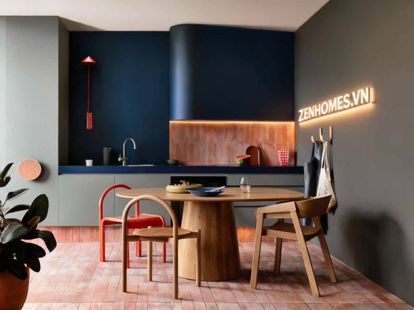 Thiết kế nội thất chung cư với phong cách Neo Retro